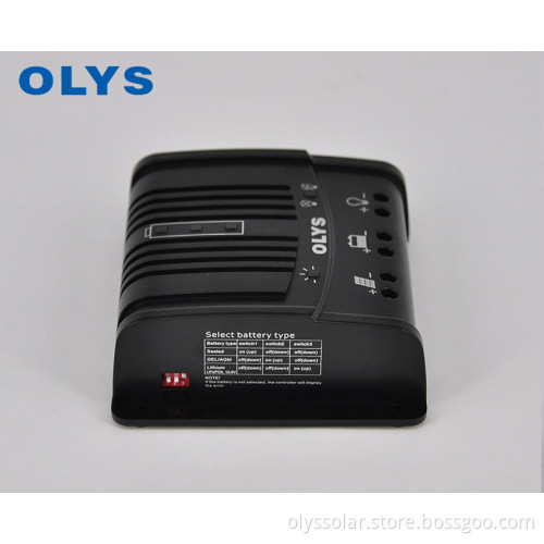 OLYS solar controller, intelligent solar charging controller 10a